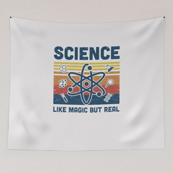 Item preview, Science Like Magic But Real Retro Science Teacher designed and sold by CreativeGift.