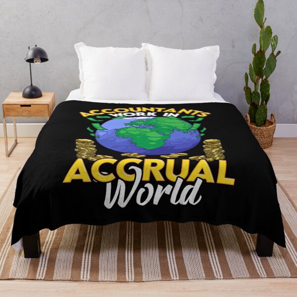 Item preview, Funny Accountants Work In Accrual World CPA Pun designed and sold by perfectpresents.