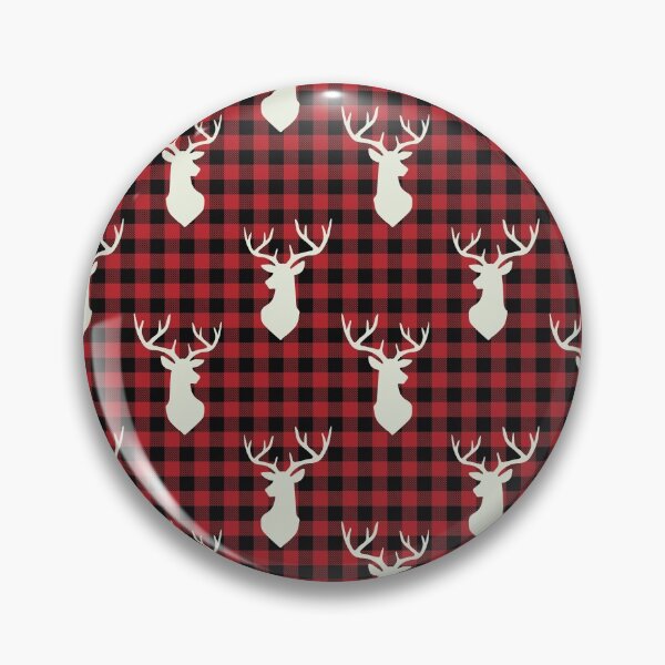 Item preview, Christmas Plaid with Deers designed and sold by hellcom.