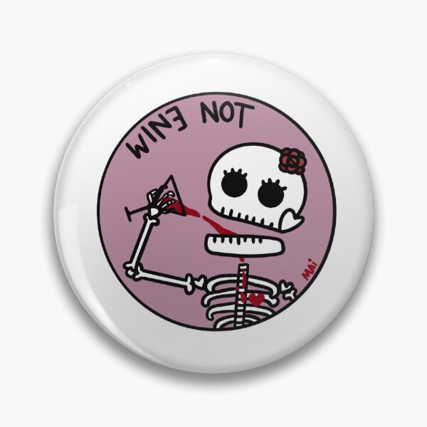 Item preview, Skeleton-chan Wine Not designed and sold by watermoonie.
