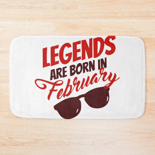Item preview, legends are born in february designed and sold by PUNCH ME IN SHOP.