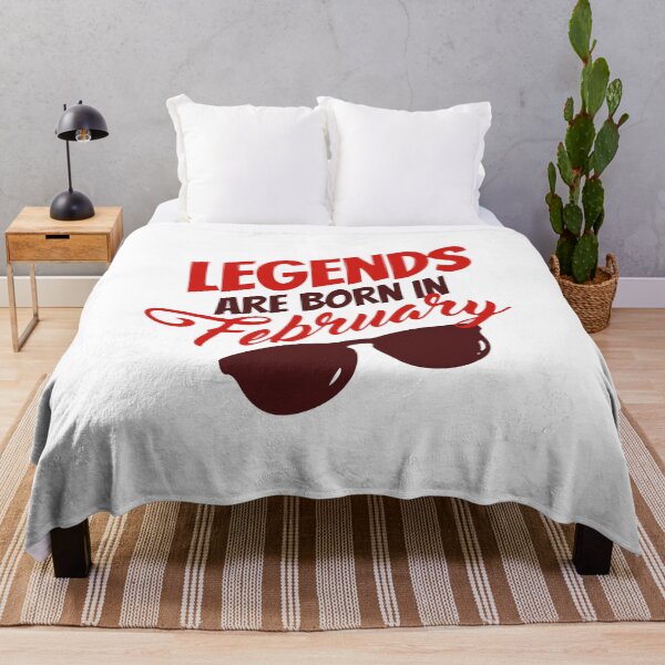 Item preview, legends are born in february designed and sold by PUNCH ME IN SHOP.