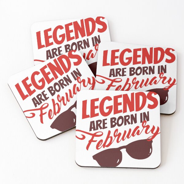 Item preview, legends are born in february designed and sold by PUNCH ME IN SHOP.