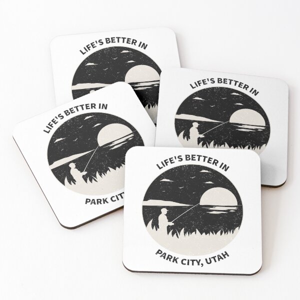 Item preview, Life's Better In Park City Utah Fishing Collection designed and sold by VHIndy-Tees.