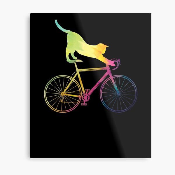 Item preview, Cute Cat Riding A Bicycle designed and sold by bestshirtdesign.