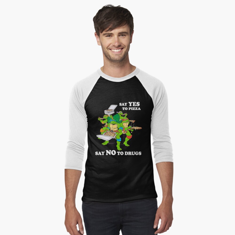 Teenage Mutant Ninja Turtles Pizza T-Shirt - White – Tee Luv