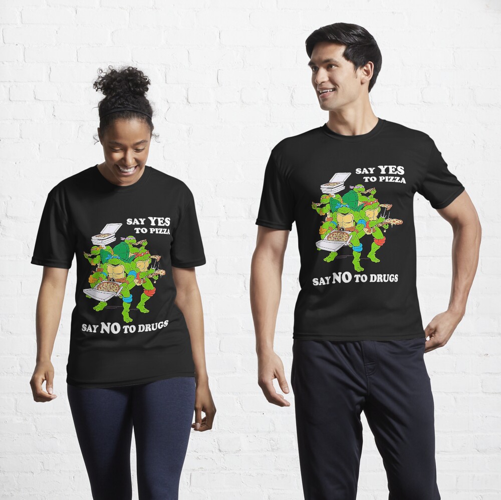 Teenage Mutant Ninja Turtles Pizza T-Shirt - White – Tee Luv