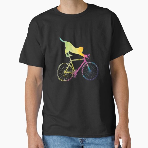 Item preview, Cute Cat Riding A Bicycle designed and sold by bestshirtdesign.