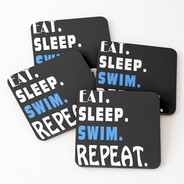 Item preview, Eat Sleep Swim Repeat designed and sold by TINASTORESHOPE.