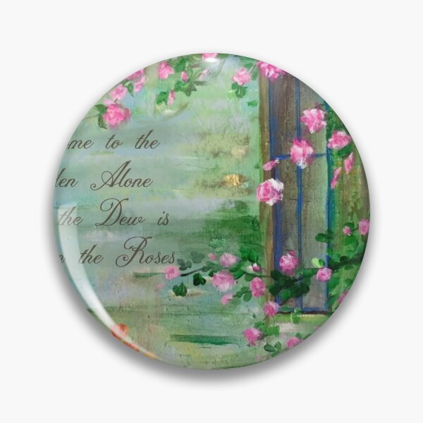 Item preview, In The Garden Original Art Painting designed and sold by RobinetteArt.