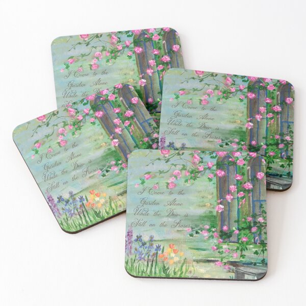 Item preview, In The Garden Original Art Painting designed and sold by RobinetteArt.