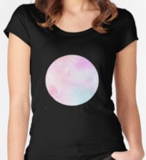Magical Pastel Galaxy Women's Fitted Scoop T-Shirt