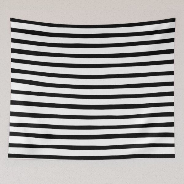 Item preview, Black and White Stripped Pattern Design designed and sold by The Merch.