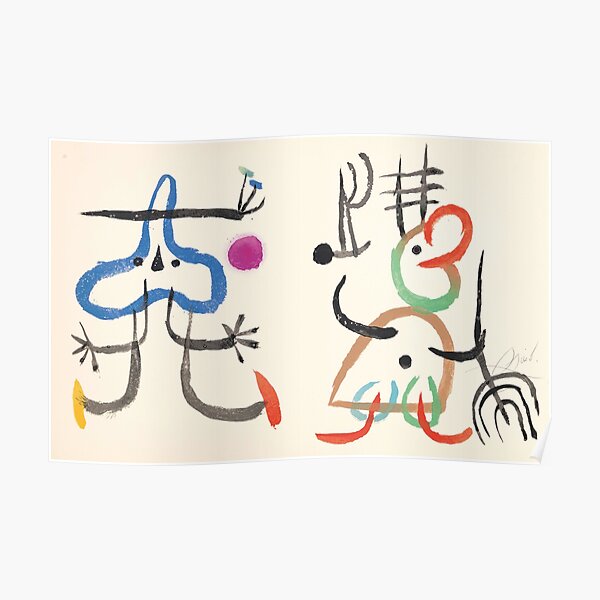 Joan Miro Poster