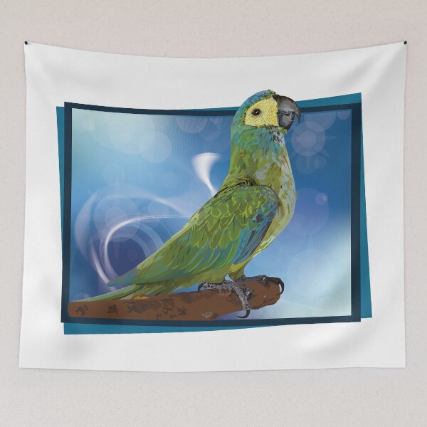 Item preview, red-bellied macaw designed and sold by obscurite.