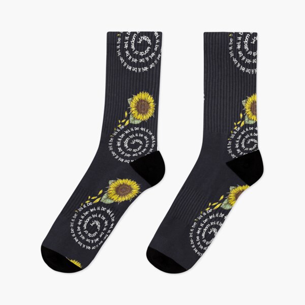 Item preview, Whisper word to wisdom let it be sunflower hippie designed and sold by linhkaphung.