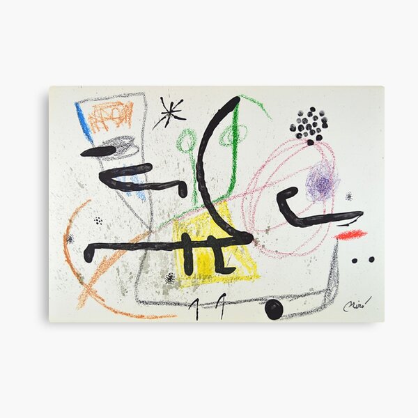 Joan Miro Impression sur toile