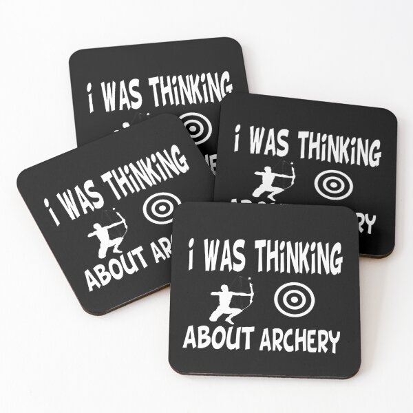 Item preview, i was thinking about archery i was thinking about archery funny cute designed and sold by buzz1days.