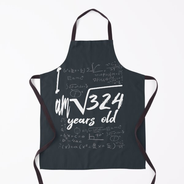 Item preview, HAPPY 18th BIRTHDAY MATHS ENTHUSIASTS 324 YEARS OLD SQUARE ROOT designed and sold by Delicious Design ⭐⭐⭐⭐⭐.