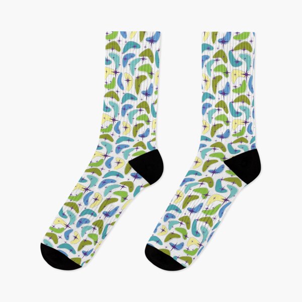 Item preview, Retro Mid-Century Modern Boomerang Pattern designed and sold by travelwitheric.