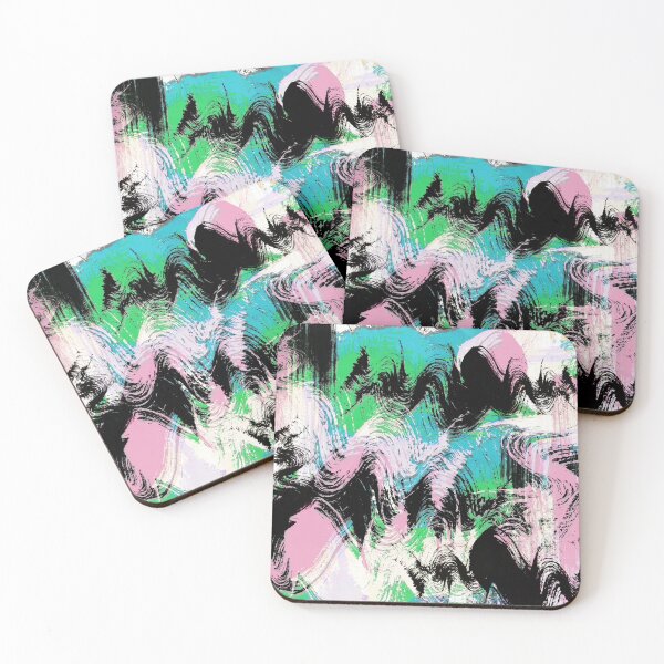 Item preview, Abstract multicolor dynamic artistic background with creative splashes and shabby brush strokes effect. designed and sold by FENIO.