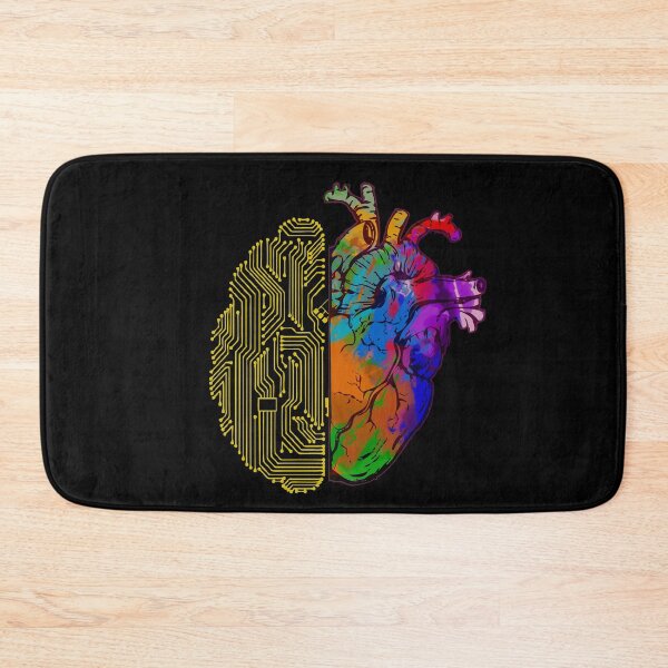 Item preview, Half head half heart creative and logic designed and sold by yinon-h.
