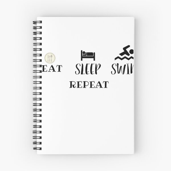 Item preview, Eat Sleep Swim Repeat designed and sold by TINASTORESHOPE.
