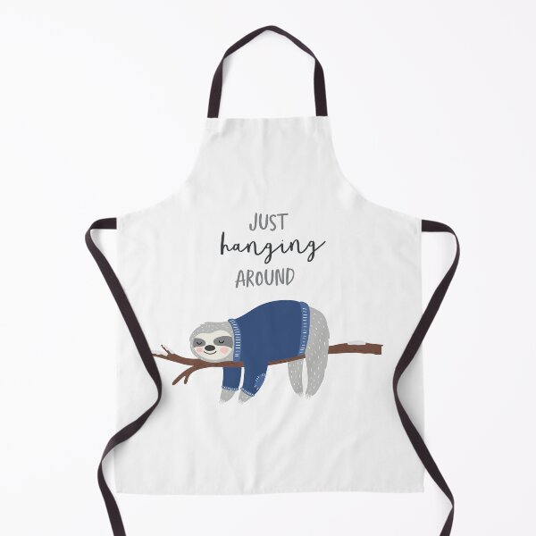 Item preview, just hanging around fun cute blue sloth designed and sold by Stacycooke.