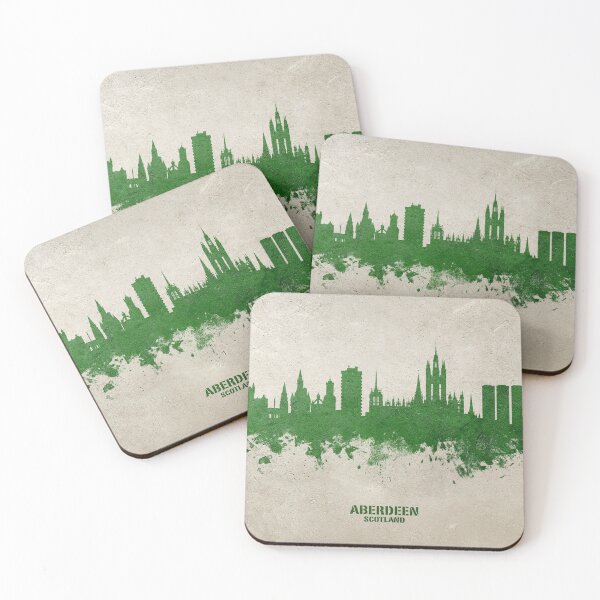 Item preview, Aberdeen Scotland Skyline designed and sold by ArtPrints.