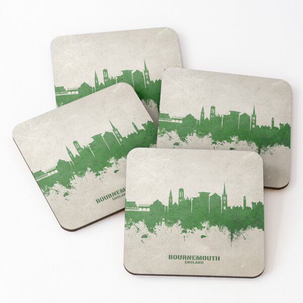 Item preview, Bournemouth England Skyline designed and sold by ArtPrints.