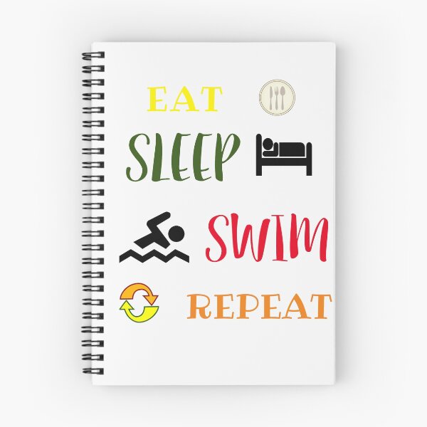 Item preview, Eat Sleep Swim Repeat designed and sold by TINASTORESHOPE.