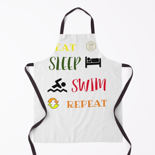 Item preview, Eat Sleep Swim Repeat designed and sold by TINASTORESHOPE.