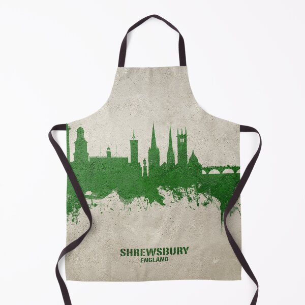Item preview, Shrewsbury England Skyline designed and sold by ArtPrints.