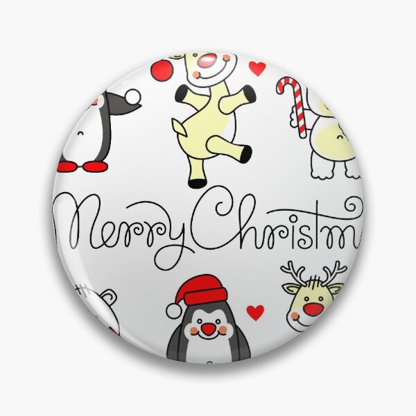 Item preview, christmas cute animals designed and sold by PUNCH ME IN SHOP.