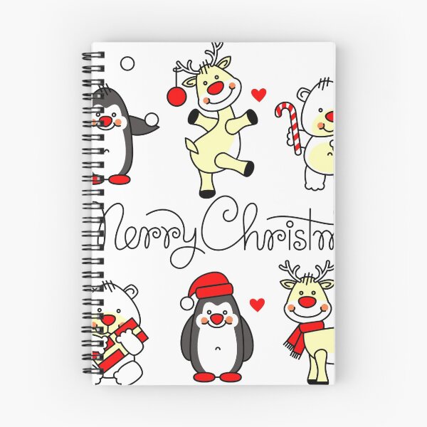 Item preview, christmas cute animals designed and sold by PUNCH ME IN SHOP.