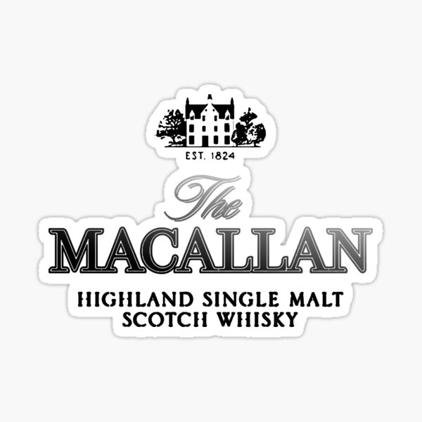 Le maître du whisky Malt Highland Merch Sticker