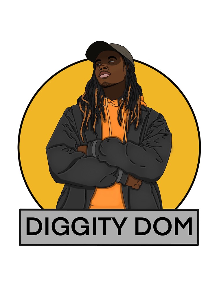 Artwork view, Diggity Dom Logo designed and sold by DiggityDom