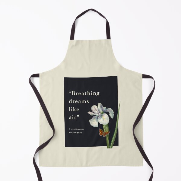 Item preview, "Breathing Dreams Like Air" The Great Gatsby Quote designed and sold by sky stephens.