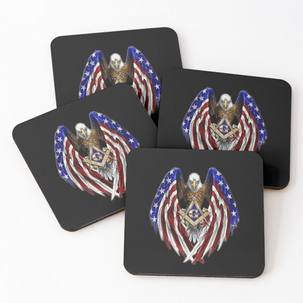 Item preview, Freemasonry, Patriot USA Flag, Eagle designed and sold by HelsinkiFashion.