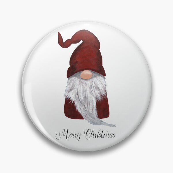 Item preview, Merry Christmas Gnome / Gonk Based on Original Acrylic Painting designed and sold by Katemunns.