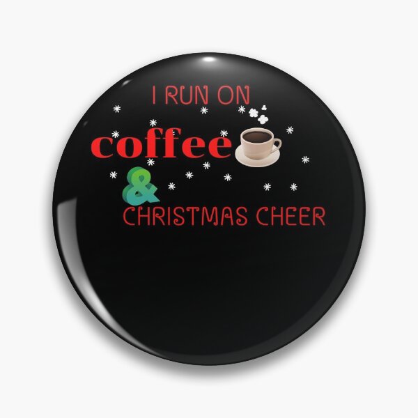 Aperçu de l'œuvre Je cours sur le café et la joie de Noël créée et vendue par pradpak.