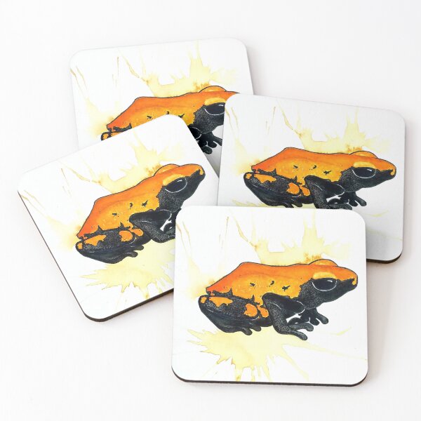 Item preview, A. Galactonotus "Orange Splash-Backed" Dart Frog designed and sold by Gyngr-art.