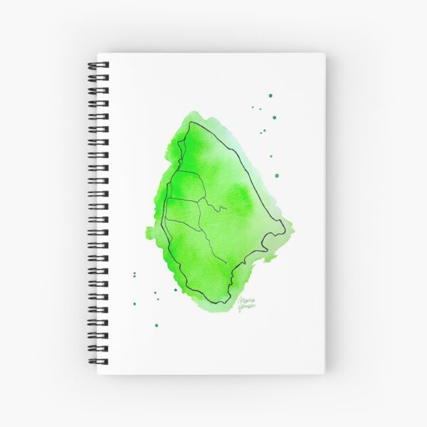 Seychellen, La Digue, Aquarell Spiralblock