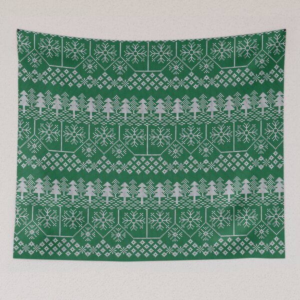 Item preview, Christmas Mistletoe and snowflake inspired pattern  designed and sold by anzus13carlett.