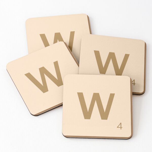 Item preview, Wooden Tile - W designed and sold by imlying.