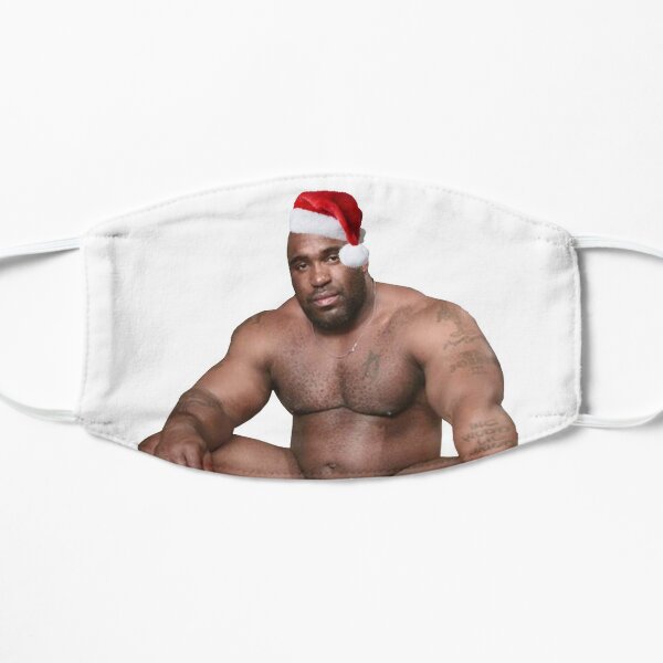 Copy of Barry Wood sitting on bed Christmas Flat Mask