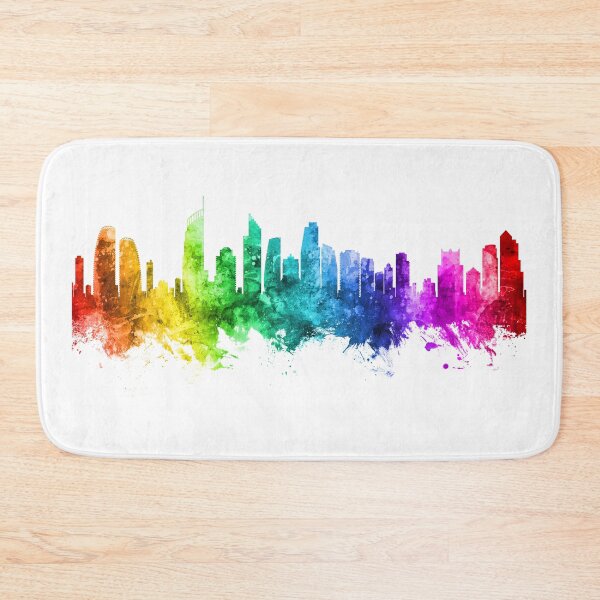 Item preview, Gold Coast Australia Skyline designed and sold by ArtPrints.