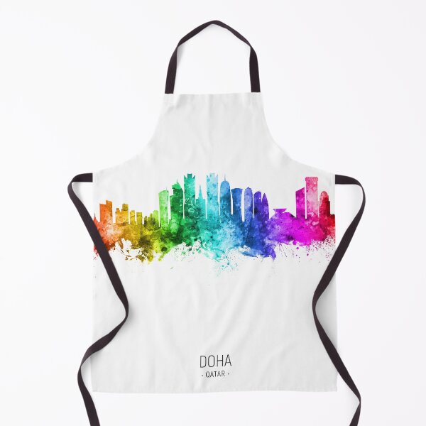 Item preview, Doha Qatar Skyline designed and sold by ArtPrints.