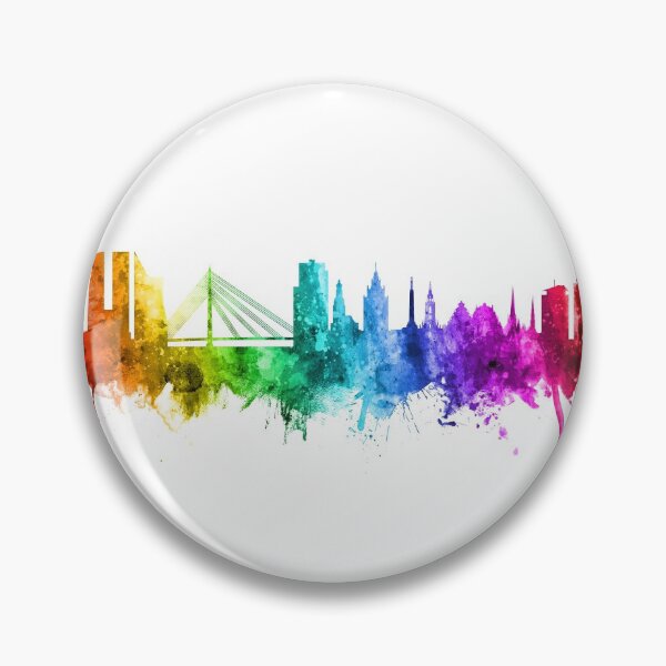 Item preview, Riga Latvia Skyline designed and sold by ArtPrints.