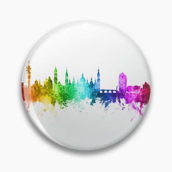 Item preview, Zaragoza Spain Skyline designed and sold by ArtPrints.